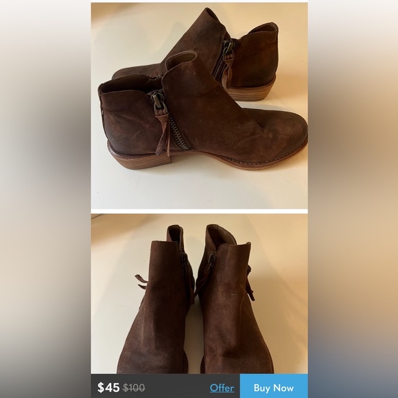 GIANNI BINI GENUINE LEATHER ANKLE BOOTS - Picture 11 of 12